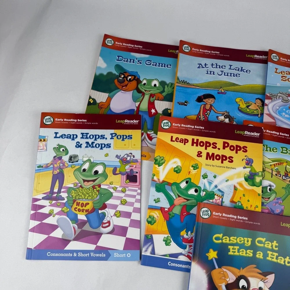 Leap Frog Leap Reader Books Lot of 12 Books Early Reading Series